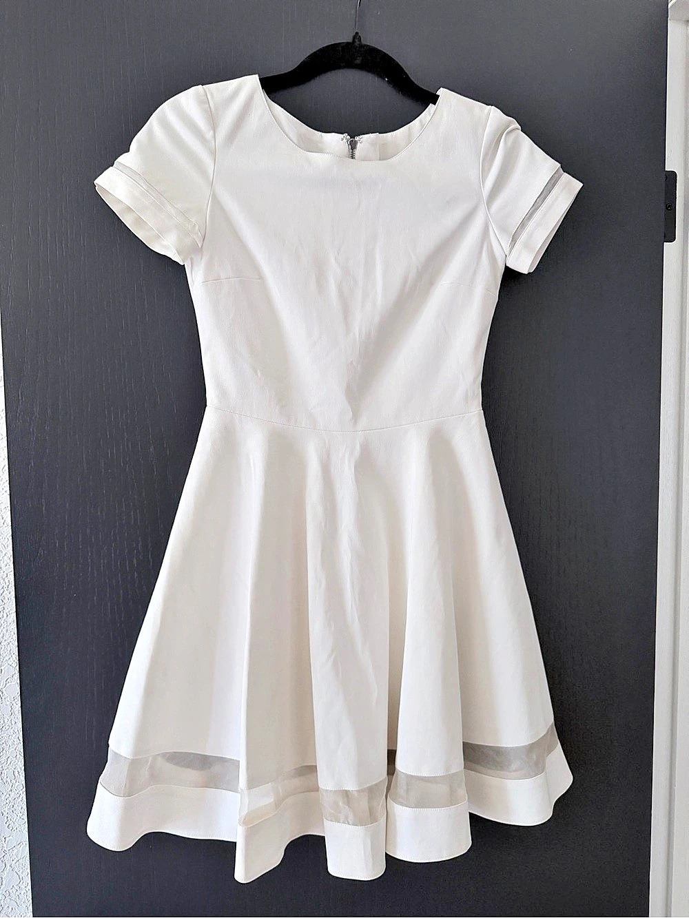 White Fit & Flare Dress Like New